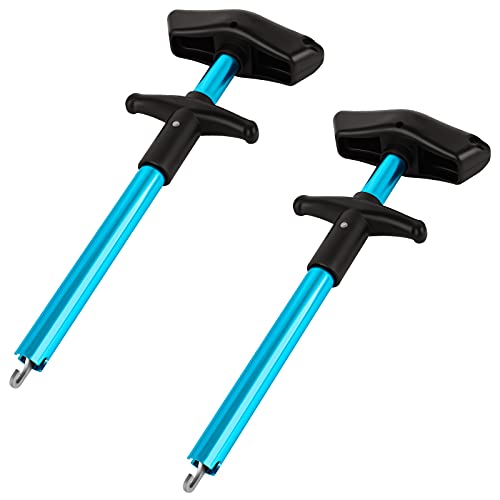 2 Stück Klemmzange Gebogen Edelstahl Hakenlöser Zange Entferner Extractor Gebogener Hakenlösezang T-Typ Separator für…