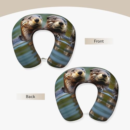 Almohada cuello en U Espuma viscoelástica Talla única miniatura 3