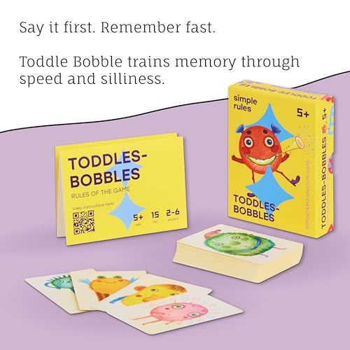 Image of Fun Card Games Bundle for Kids 5+ | 3 Games Included | Fun Educational Card Games | Help to Train Memory, Imagination and Creativity | Recommended by Teachers | 2-6 Players | 10 min Playtime
