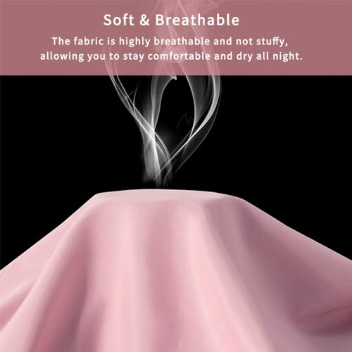 Image of 2 Pack Microfiber Queen Zipper Pillowcases, Soft Comfortable Not Shrink Pink Pillow Case, Breathable Pillow Cases Set of 2 (20x30 Inches)