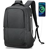 OIWAS 17 Inch Laptop Backpack - Travel Laptop Backpack with USB Charging Port, Business Backpack for Men Women, School Bookbag