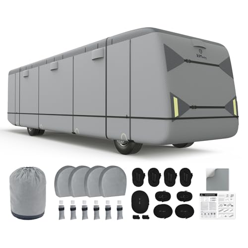 RVMasking Class A RV Cover, 31'1'-34' Heavy Duty 7 Layers Top Class A...