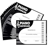 Music Achievement Certificate, 25 Pcs Certificate of Achievement for Piano, Certificate of Completion for Honor Music Students, School Classroom Supplies for Kids Students, 38