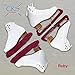 CRS Cross Ice Skate Guards, Soakers and Towel Gift Set. Essential Ice Skating Hard Guard and Soft Skate Blade Cover Accessories for Figure Skating or Hockey (Ruby, Large)
