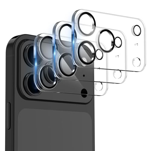 Image of PreCure (3 Pack) Camera Lens Protector Compatible with iPhone 17 Pro Max | 9H+ Tempered Glass Cover, Shatterproof, Scratch Resistant, Ultra HD Clear, Easy Installation