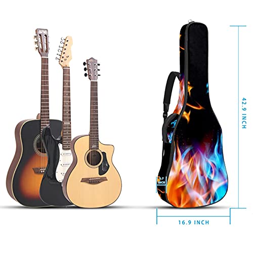 Housse guitare acoustique imperméable avec fermeture éclair robuste - 5