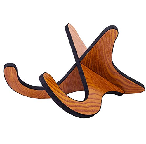 Vockvic Soporte de Madera para Ukelele, Desmontable Soporte de Guitarra Portátil Soporte de Instrumentos Musicales, Plegable Soporte para Violín MandolinaUkelele Banjo
