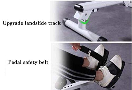 Image of Home Rowing Machine Rowing Machines for Home use Foldable Hydraulic Rowing Machine 12 Level Hydraulic with LED Monitor 100KG Capacity Workout Equipment for Home Gym