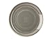 Churchill 383096 Stonecast - Plato llano de porcelana, color gris, 22 cm