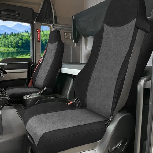 Kistrba Auto Sitzbezüge für 2015-2020 Man TGX TGL TGM TGS LKW Sitzbezüge Schonbezüge Autositzbezüge