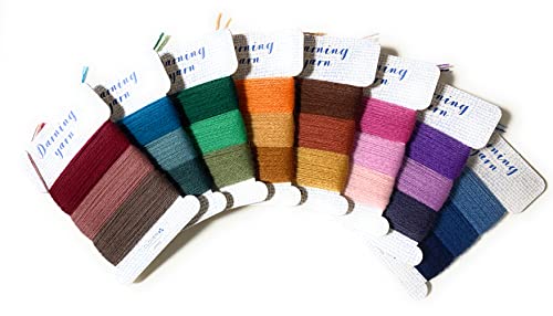 Darning yarn Set Color 24 Color Rouge Lake Emerald Mandarin Earth Rose Purple Denim