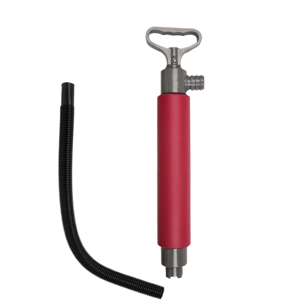 Ktbhtrgpz Red Manual Bilge Pump For Boats Kayak Canoe Portable Hand Water Pump With Extension Hose(Red)