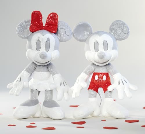 Simba 6315870125-Disney Mickey & Minnie Mouse 100 Jahre Collector-Set Future, 33cm Plüsch, limitierte Sammler-Edition, Geschenk-Box… – Ansicht 6