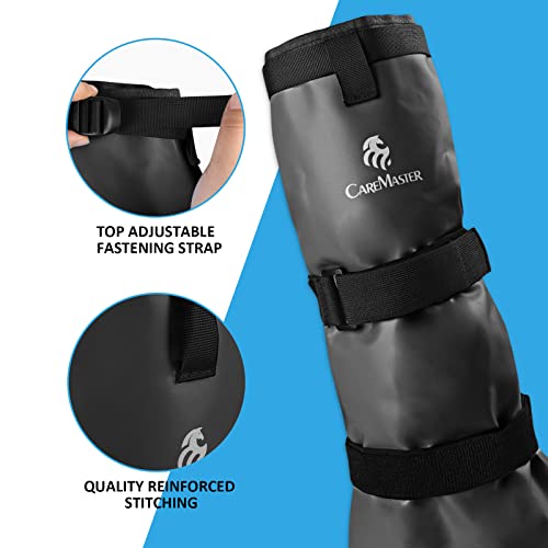 Image of Hoof Soaking Boot for Horse, Waterproof PVC Hoof Soaker Bag with EVA Foam Pad, Secure 3-Strap Equine Icing & Soaking Boot for Hooves Care, Fits Most Hooves