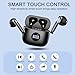Wireless Earbuds, 2025 Bluetooth Headphones 5.4 HiFi Stereo, in-Ear Ear buds with 4 ENC Noise Cancelling Mics, 40H Playtime Sport Ear Buds with Charging Case, IP7 Waterproof Earphones with LED Display