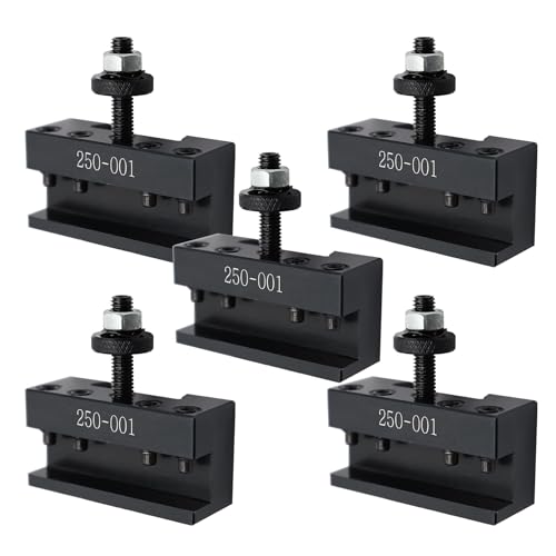 La Mejor Recopilación de Tornos disponible en línea. 19 SHOZHO OXA 250-001 - 5 piezas de poste de herramientas de cambio rápido 250-001 compatible con soporte de postes de herramientas de torno 250-200 250-001