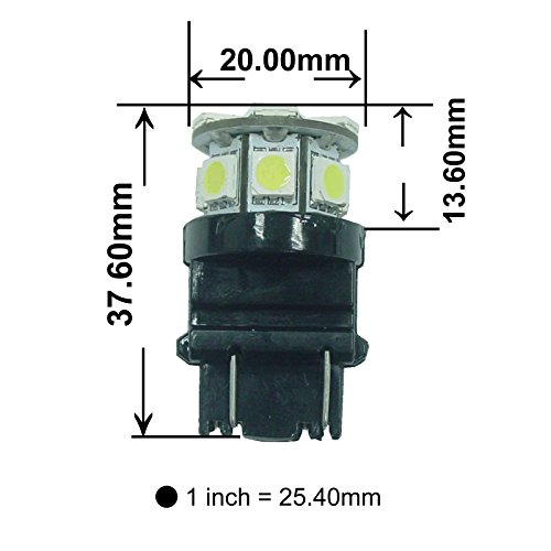 Pa Led 2Pcs 13Smd 3157 Purple Auto Led Bulb 12V For Turn Signal, Side Marker, Stop, Back, Tail Light (3056 3156 3156A 3057 4057 3157 4157 T25 Available) #TOP2