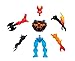 Mr. Beast Lab Hybrids Mega Pack Lava and Ice, Reveal Different Hybrid Parts to Create 5 Mix & Match Action Figures with Bonus 2 Hybrids Mystery Figure – Mix & Match Single Packs (7 Figure Set)