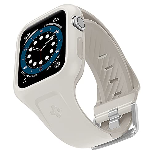 Image of Spigen Liquid Air Pro Soft Silicone Sports Band Designed for Apple Watch Series 6 /SE /5 /4 (40mm) Band with Case