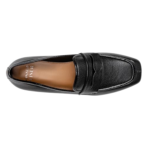 Image of Donald Pliner Women's Tristina Penny Loafer Heel - 1.3 inch Block Heel Shoes for Comfort, Slip On Women's Heels