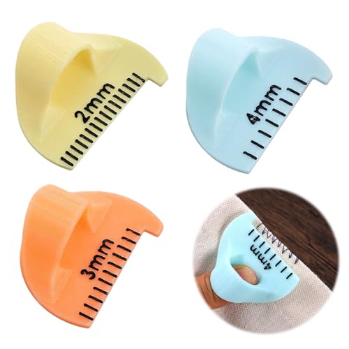 Finger Sewing Ruler, Quilting Templates, Hand Stitch Spacing Tool, Even