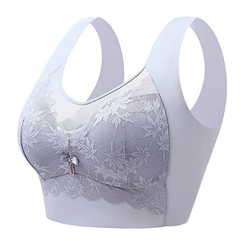 Sujetador Push Up Mujer, Chaleco Sujetador De Encaje Trasero para Mujer Sin Y Recoge Pechos Auxiliares