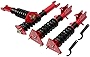 ANPART Height Adjustable Coilovers Shock Suspension Fit for 2007-2015 for Nissan Altima /2009-2014 for Nissan Maxima - Red