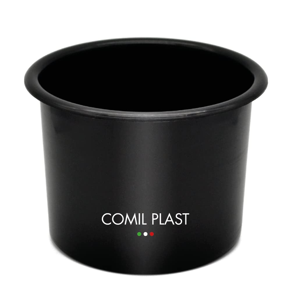 Portafiori in plastica per Vaso da cimitero Nero 7,1x17,5 cm
