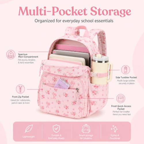 Image of LOIDOU Backpack for Girls School Backpacks Bookbags for Elementary Middle School Women Laptop Backpacks