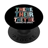 loro sono divertenti inglese umorismo insegnante grammatica popsockets popgrip adesivo