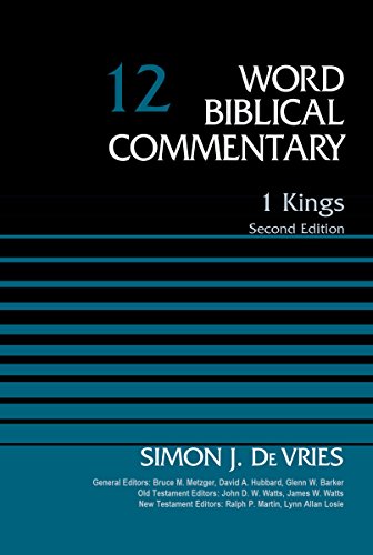 1 Kings, Volume 12: Second Edition (Word Biblical Commentary)