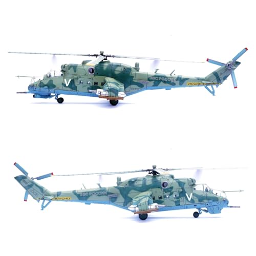 Mi-24 V helicóptero armado de aleación escala 1:72 modelo de avión sin desgaste 4