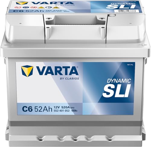 Varta Silver Dynamic C6 Batterie Voitures, 12 V 52Ah...