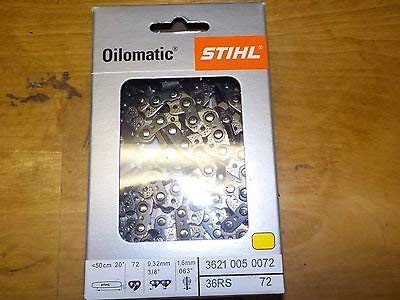 Stihl 3621 005 0072 Saw Chain 20"