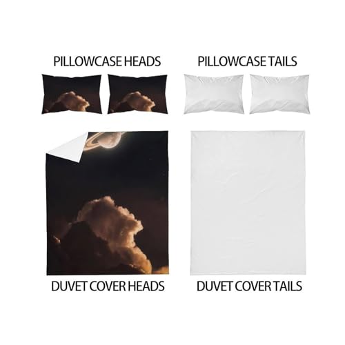 Housse de couette double microfibre 3D thermo-régulante