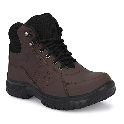 Ozarro Brown Genuine Leather Steel Toe Safety Shoe (S4432) (B09KQXXQ44) Amazon Price History, Amazon Price Tracker