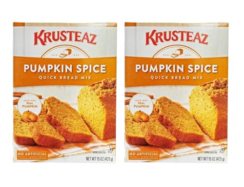 Krusteaz Baking Mix, Pumpkin Spice Quick Bread Mix, Made with