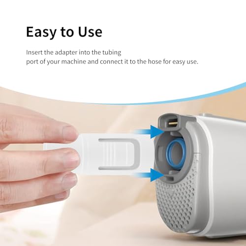 Image of 2 Pack AirMini Adapter for Hose, Universal Tubing Connector Compatible with AirMini Device, Travel-Friendly Accessory