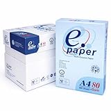 T-LOVENDO.ES Folios A4 80gr | Papel Impresora Blanco DIN A4 | Paquete 2500 Hojas Paper White | Caja 5 Paquetes 500 Folios Printer | Papel Blanco para Impresión Láser y Tinta
