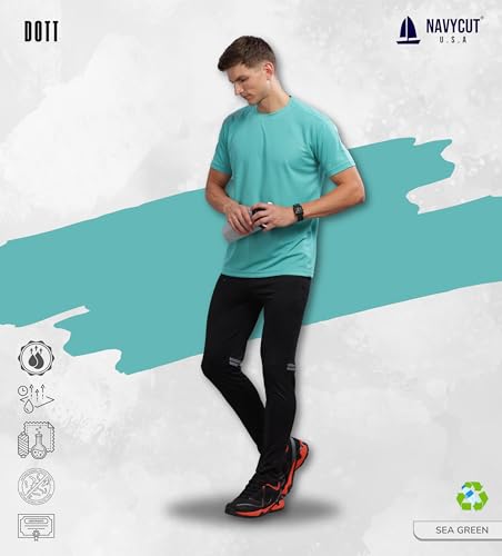 Image of Men's Regular Fit Quick-Dry Active T-Shirt for Gym & Sports - Stylish, Comfortable, and Perfect for Workouts & Everyday Wear