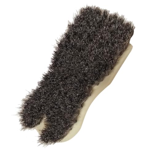 Mikinona Cepillo De Limpieza De Crin De Caballo Ideal para Interiores De Coche para Detalles y Limpieza