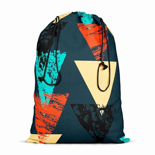 Image of ArtzFolio Triangled D4 | Reusable Sack Bag | Bag for Gym, Storage, Vegetable & Travel