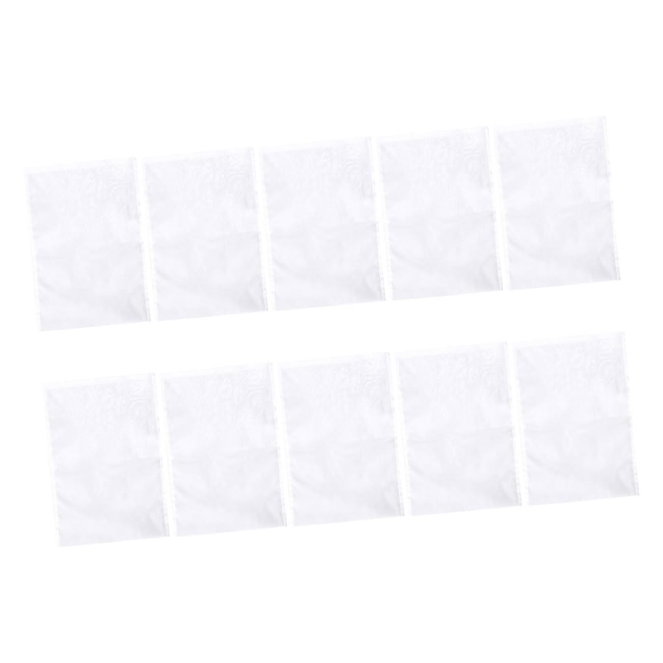 Healifty 10Pcs Nylon Mesh Filter Bags for Soy Milk Juice Nut Milk Reusable Kitchen Strainer Bags with Strong Filtration for Brewing Cooking