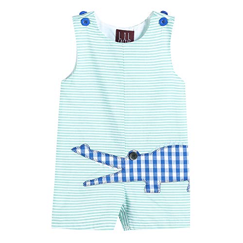 Image of Lil cactus Boys Baby and Toddler Applique Shortall Overalls Romper
