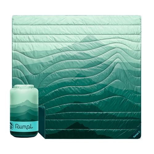 Rumpl Original Puffy Blanket - Warm Puffy Camping Blanket, 100% Recycled Polyester Insulation,...