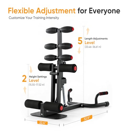 Image of NEWBULIG Deep Squat Machine for Women, Home Gym Fitness Squat Machine | Adjustable Resistance Exercise Equipment, Glutes & Core Workout Equipment, 300 lbs Capacity, 32.9 inchx22.4 inchx36.6 inch