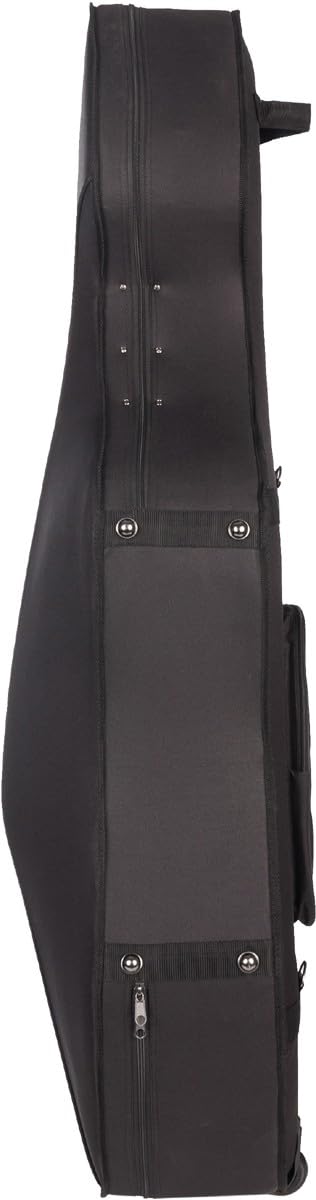 M-Case Cellokoffer aus Schaumstoff 1/4 Classic Schwarz, Schwarz-Beige
