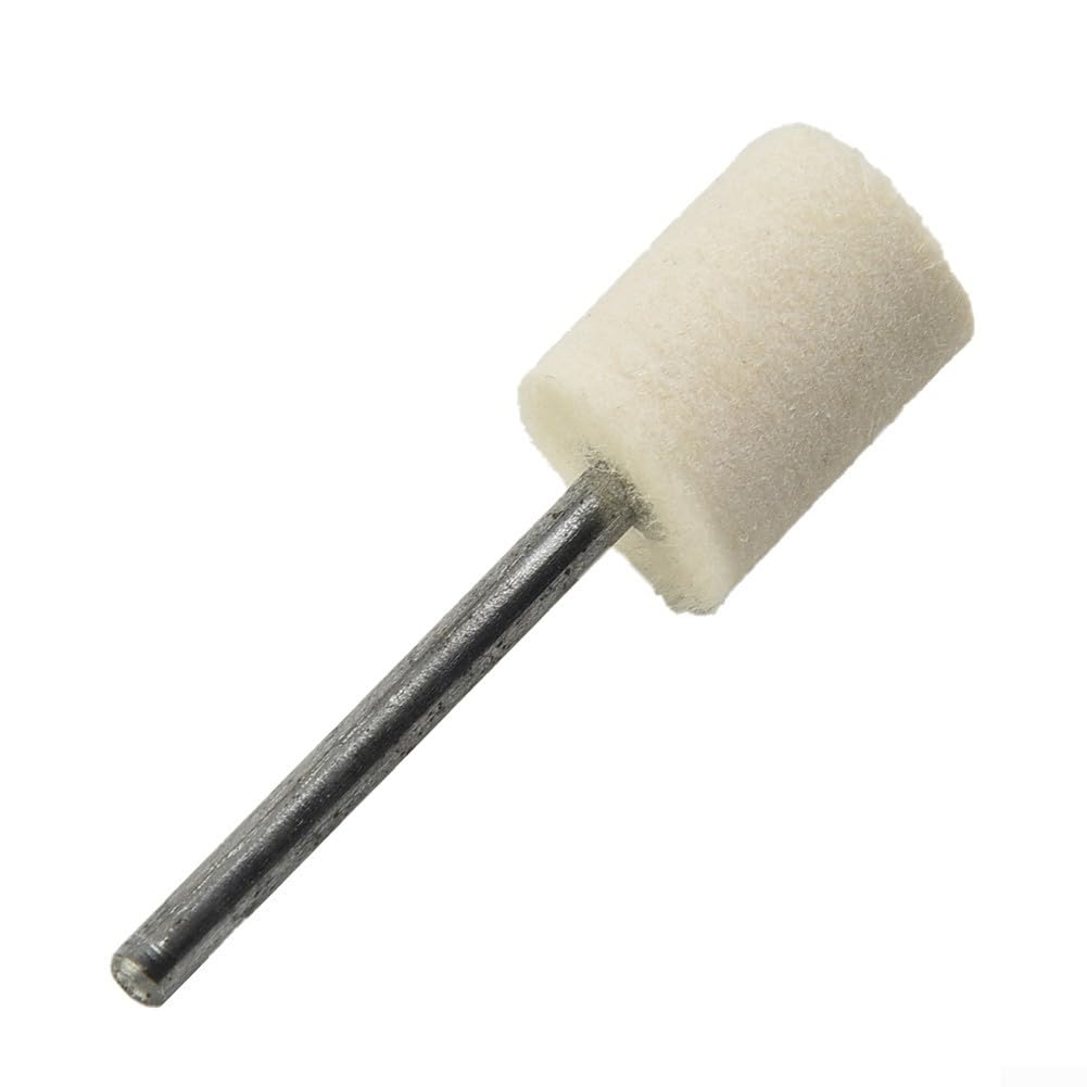 Set di punte professionali per lucidatura in feltro di lana per attrezzature in vetro e metallo (20PCS)