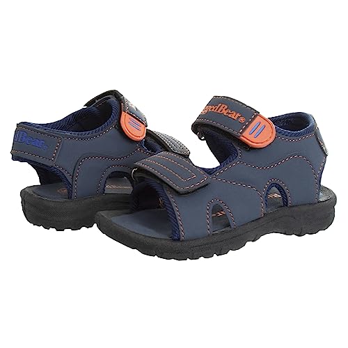 Image of Rugged Bear Kids Boys Girls Open-Toe Outdoor Sport Water Sandals - beach pool slide adjustable strap shoes athletic summer (Toddler /Little Kid /Big Kid)