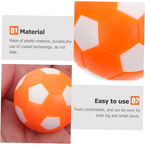 Clispeed 15Pcs Playthings Desk Soccer Tabletop Game Replacement Accessories Football Footballs Top Mini For Gifts Foosball Plastic Table Toys Machine Balls Funny Desktop #TOP6